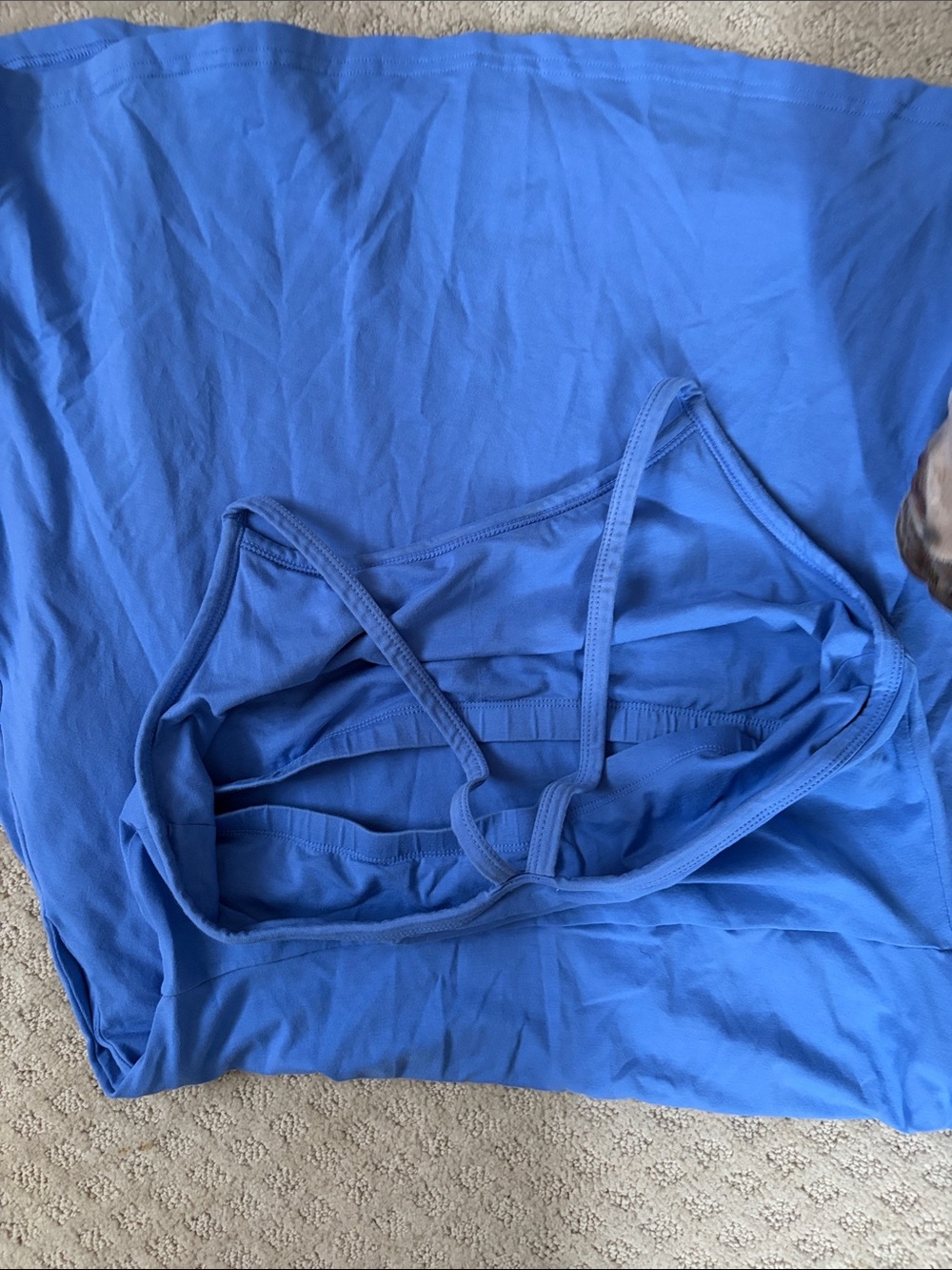 Pact Twilight Blue Spaghetti-Strap A-Line Dress - Picture 3 of 6